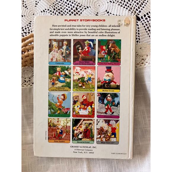 Vintage 1968 Peter Rabbit Puppet Storybook by Grosset & Dunlap - Picture 5 of 5